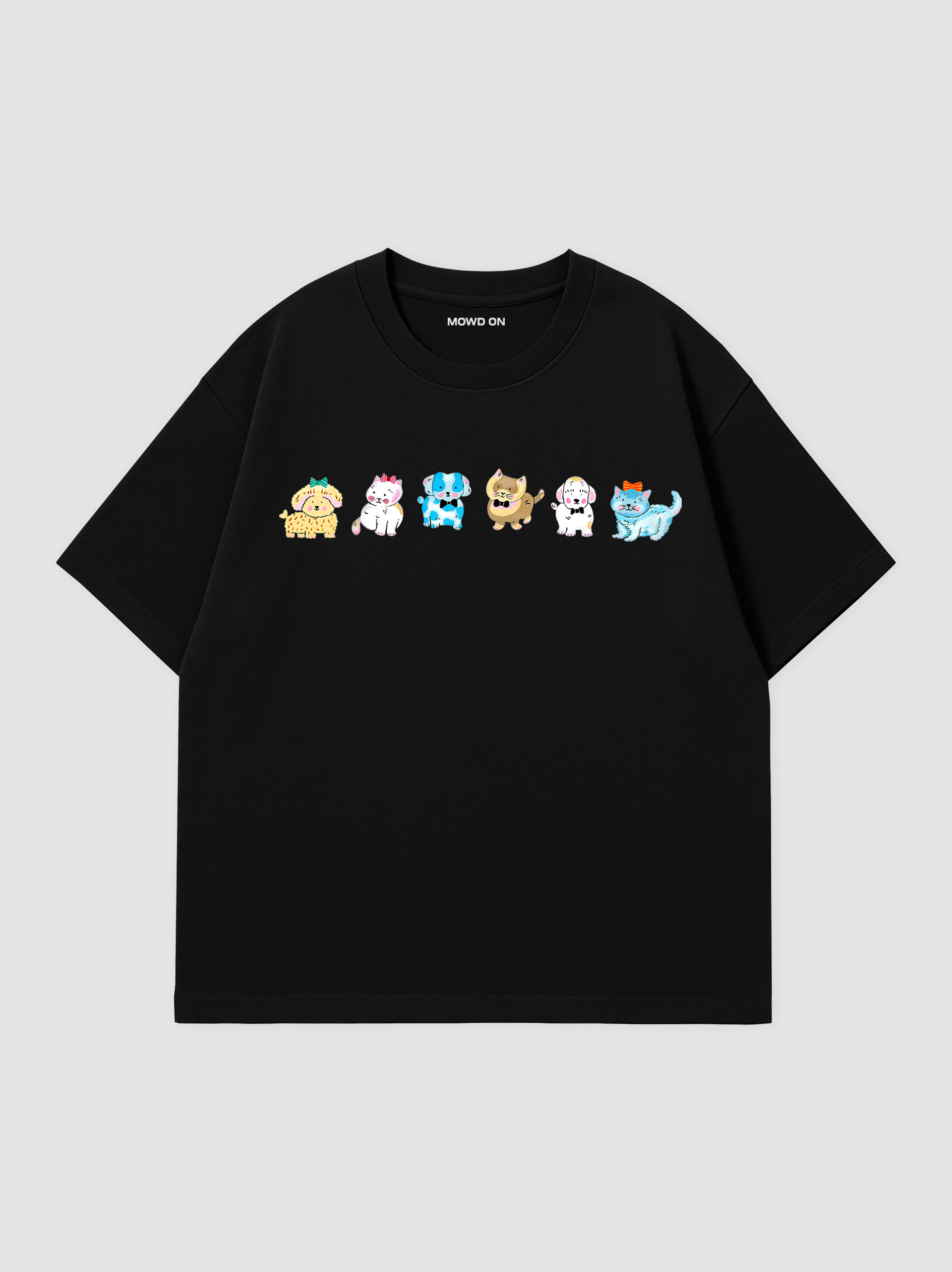 CATS AND DOGS COTTON TEE