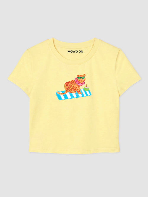BEACHY BUTTER BABY TEE