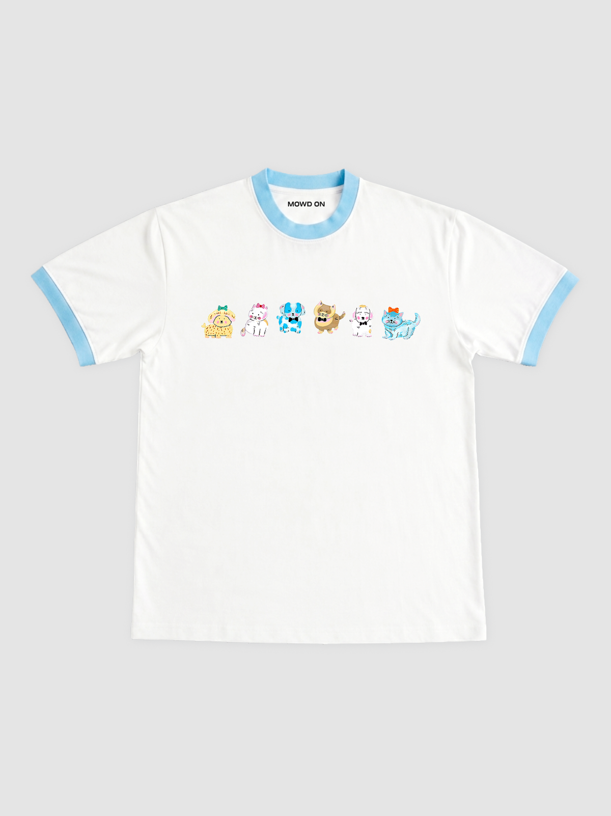 KITTENS AND PUPS RINGER TEE