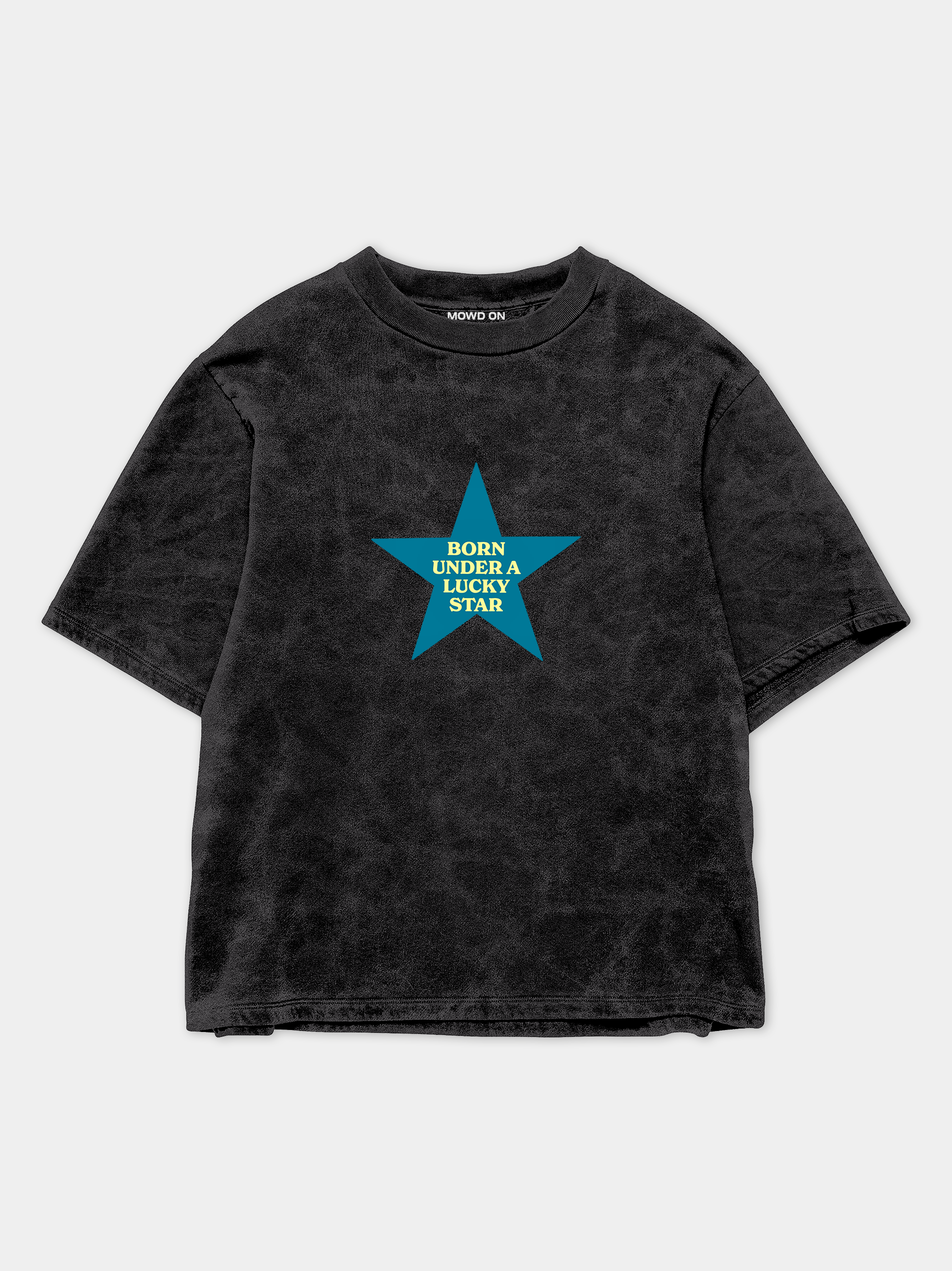 TEAL STAR WASHED TEE