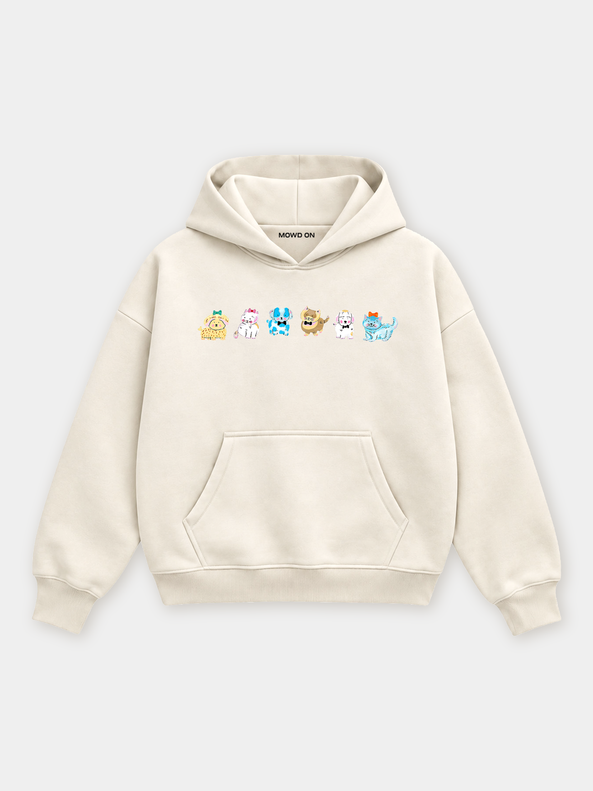 KITTENS AND PUPS BOXY HOODIE