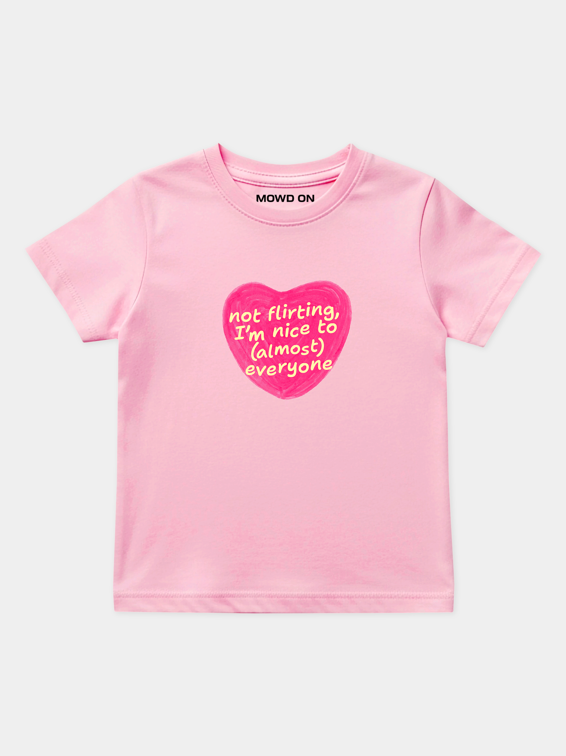 NOT FLIRTING BABY TEE