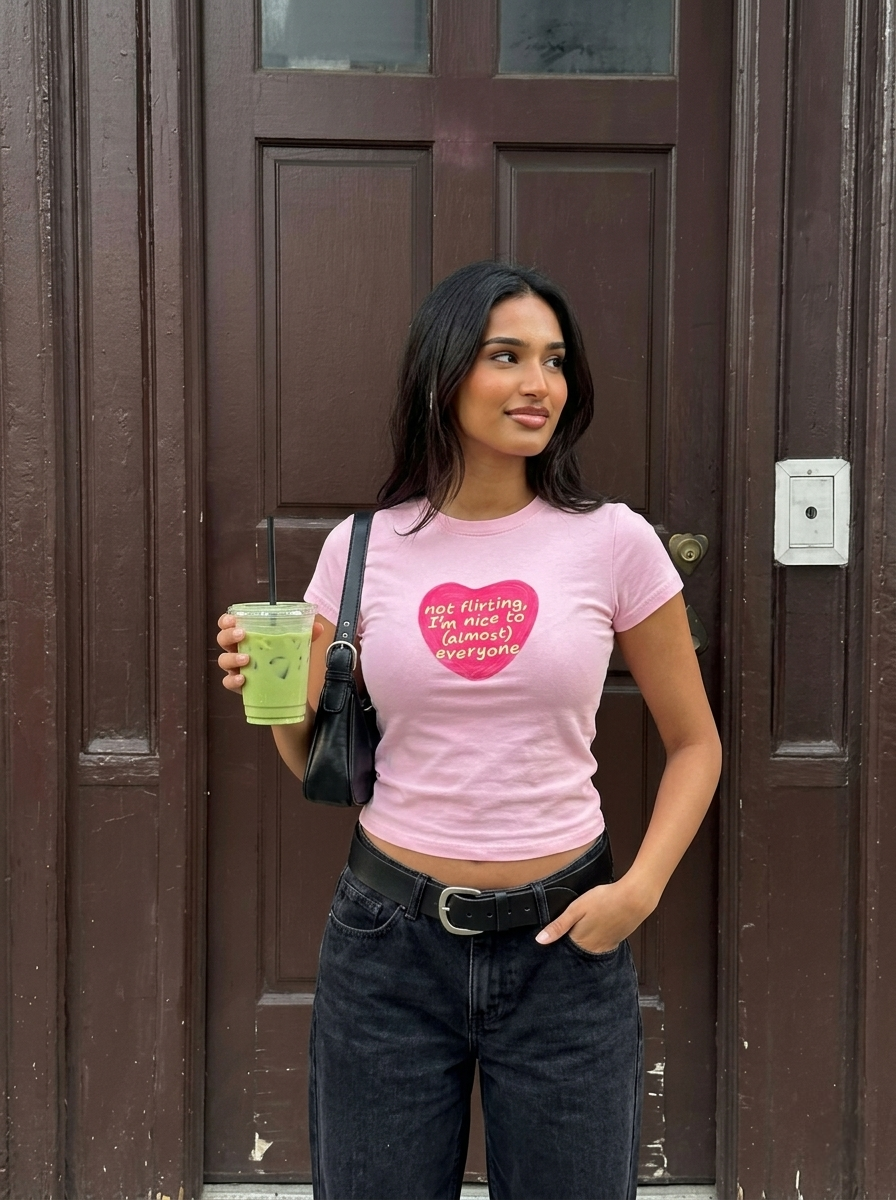 NOT FLIRTING BABY TEE
