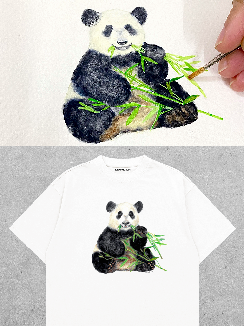 PANDA OVERSIZED TEE