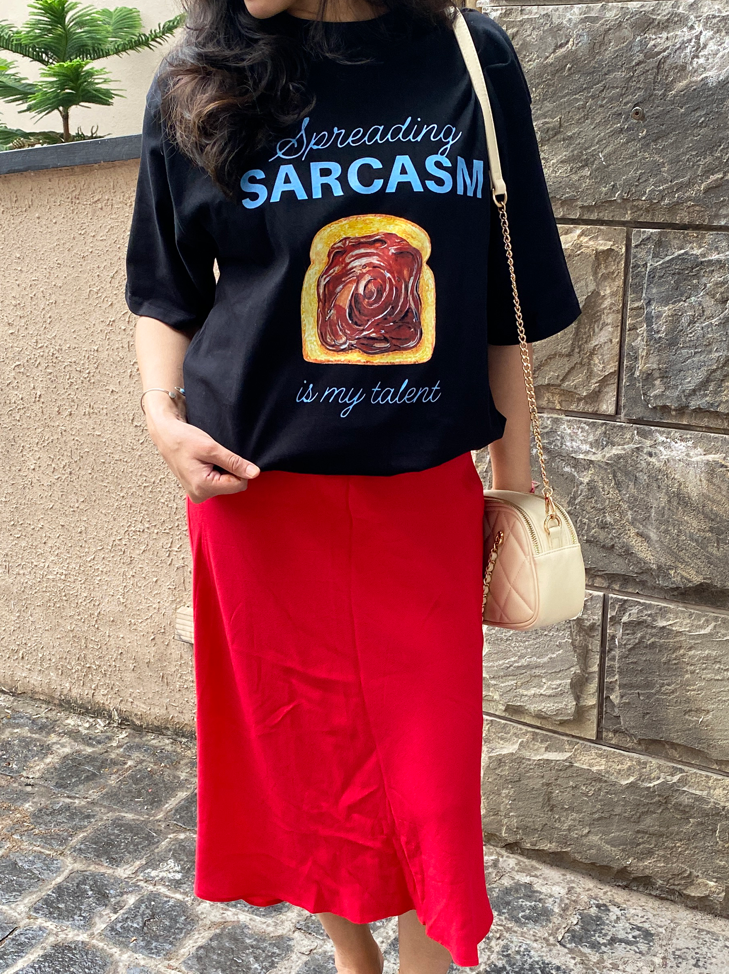 SARCASM COTTON TEE
